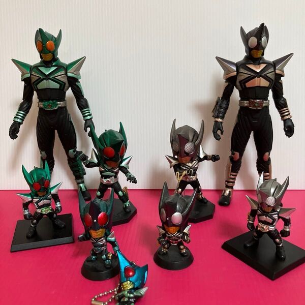 仮面ライダーカブト キックホッパー パンチホッパーソフビとフィギュア まとめ売り 9個セット