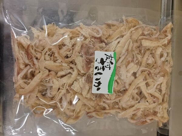 『大容量大好評珍味』お酒のつまみ、天ぷらなどに最適 皮付きさきいか 300g