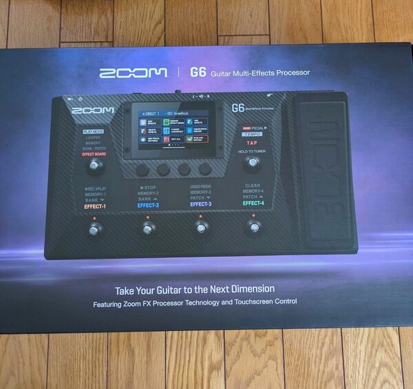 Zoom G6 Multi-Effects マルチエフェクター BTA-1アダプター SD32GB 液晶タッチ操作