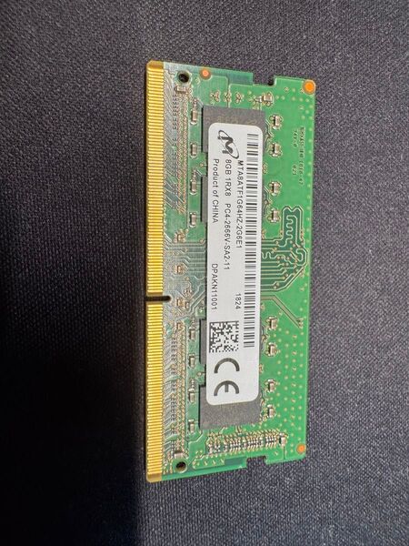 ノートパソコン用メモリ 8GB PC4-2666 DDR4