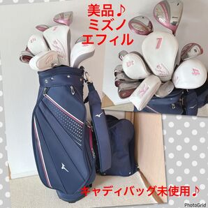 人気!【美品】ミズノ エフィル/レディース ゴルフクラブセット★女性用