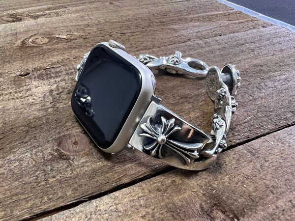 Apple Watch用クロスハーフフラワーベルト 18cm XSZLE05