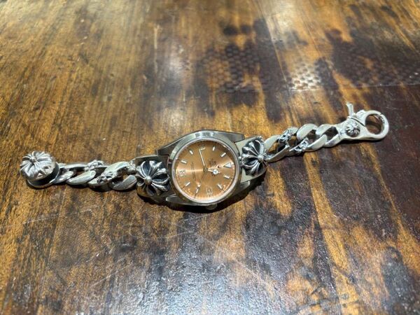 Watch ウォッチクラッシュベルト 17.5cm JLH006 925刻印 ヴィンテージ 腕時計