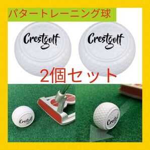パター練習専用ボール2個★パタートレーニング球★アプローチ練習★パッティング練習※