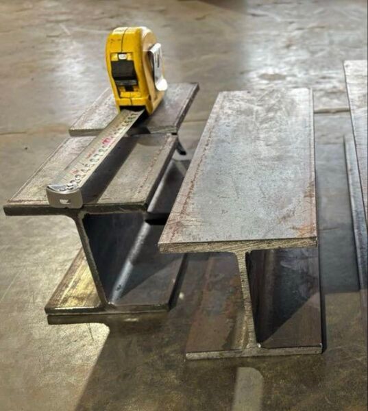 鉄製作業台 H鋼 100mm×100mm 3本セット