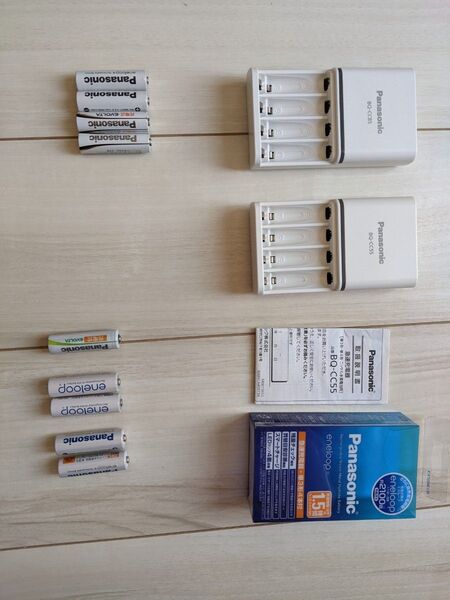 Panasonic エネループ eneloop 急速充電器 ニッケル水素電池 単3形 BQ-CC85 BQ-CC55