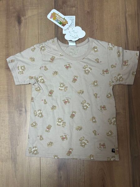 新品 110サイズ フタフタ 半袖Tシャツ くま