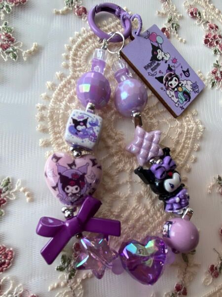 クロミちゃん ストラップ バックチャーム ハンドメイド