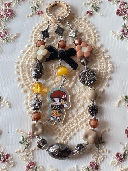 モーリーちゃん ストラップ バックチャーム キーホルダー ハンドメイド