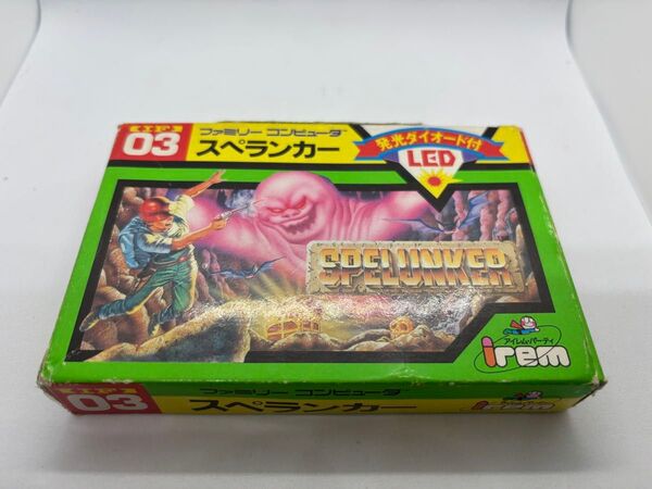 ファミリーコンピュータソフト スペランカー 箱説付き