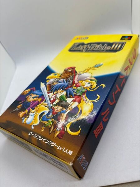 スーパーファミコンソフト ラストバイブルⅢ 説明書欠品、箱付き