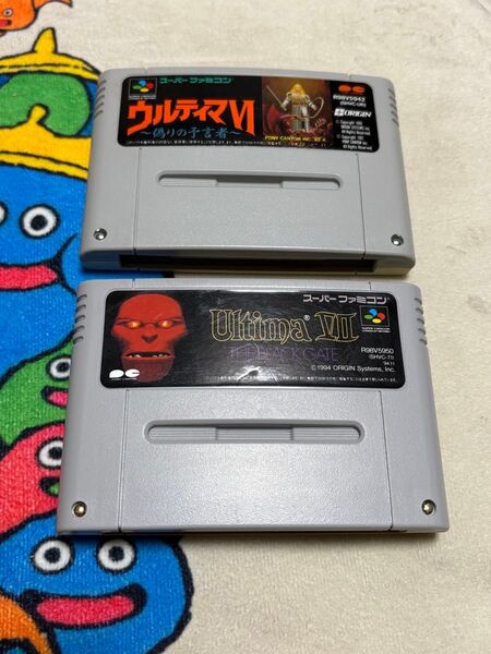 スーパーファミコンソフト ウルティマⅥ&Ⅶ 2本セット 箱説なし