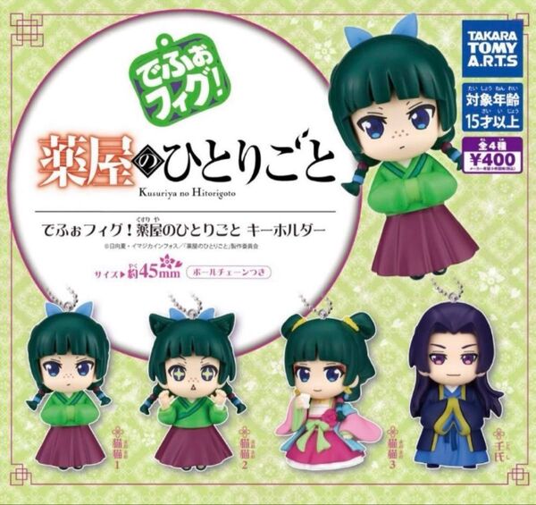 でふぉフィグ! 薬屋のひとりごと キーフォルダー コ 2種