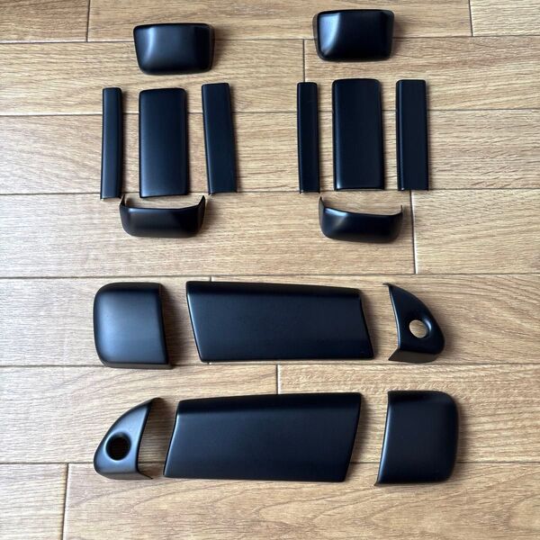 ハイエース200系ドアノブカバー マッドブラック カズクリエイション