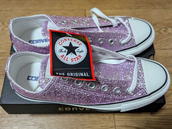 CONVERSE ALL STAR コンバース オールスター グリッター スニーカー 24cm 未使用