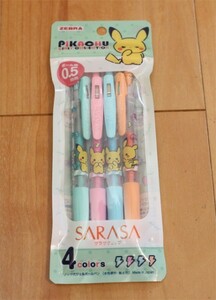 не использовался новый товар Sara sa зажим шариковая ручка Пикачу Pokemon 4 цвет Mill ключ цвет 