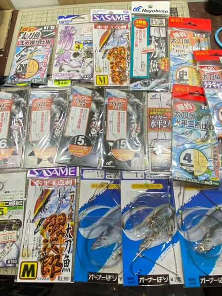 378【中古品】太刀魚 タチウオ 仕掛け いろいろまとめて