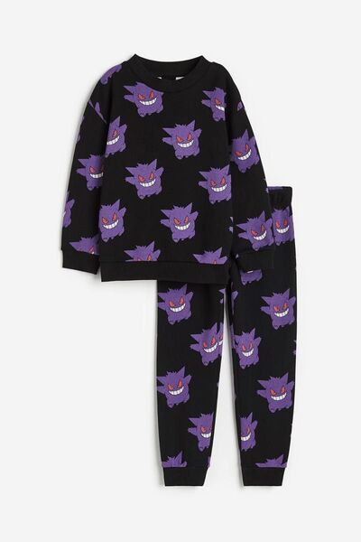 H&Mプリントスウェットゲンガーポケモン上のみサイズ100cm