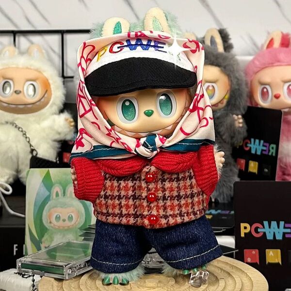 labubu ラブブ G-DRAGON 17センチ ぬい服 着ぐるみ 着せ替え服
