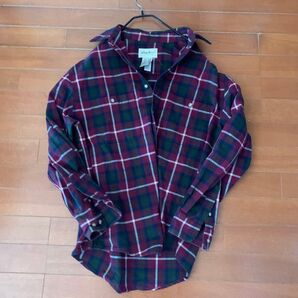 長袖 チェック チェック柄 シャツ S 90s 古着 eddie bauer