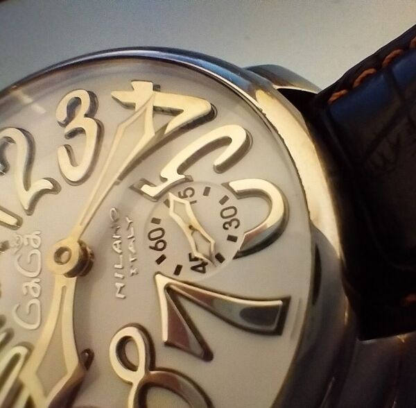 GaGa MILANO マヌアーレ48MM 手巻き 腕時計 メンズ