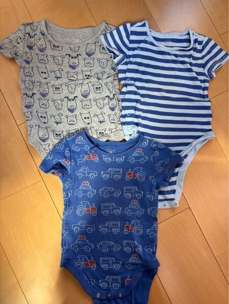 GAP 半袖ロンパース 3枚セット 90 ベビー キッズ