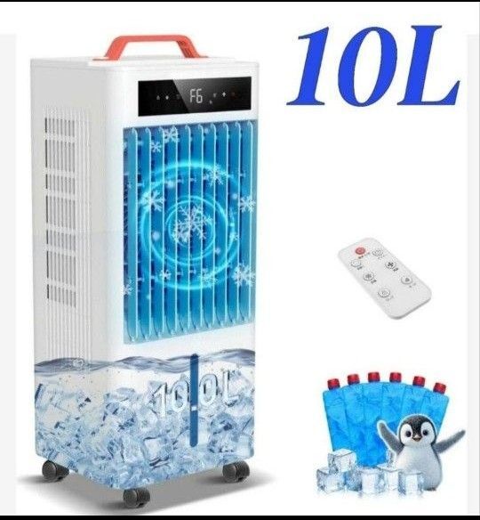 スポットクーラー 冷風機 冷風扇 ポータブルクーラー 10L大容量 工事不要