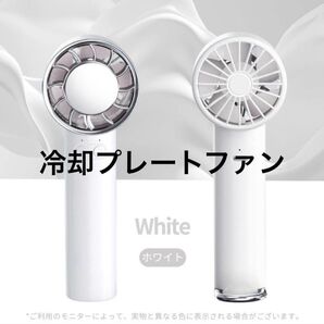 冷却プレート付き ハンディファン 軽量 フック付き 箱に傷あり