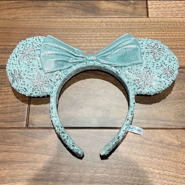 ディズニー カチューシャ スパンコール ミニーマウス