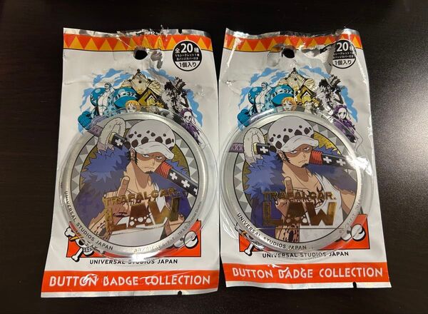 ワンピース ロー ユニバ 缶バッジ ONEPIECE USJ 2025
