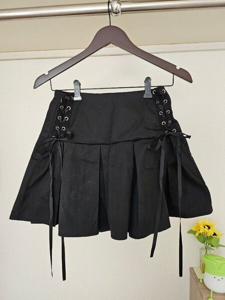 SHEIN ブラック プリーツミニスカート M