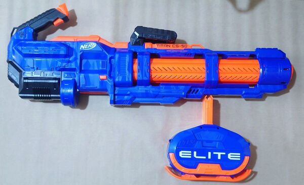 ナーフ タイタン エリート NERF CS-50 TITAN ELITE 動作確認済み 電動 ドラム マガジン