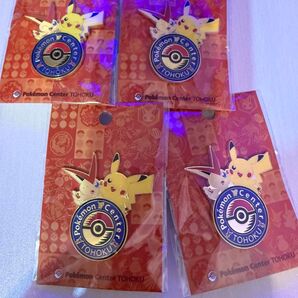 ポケモンセンタートウホク 限定 ロゴピンズ 4個セット ポケモンセンタートウホクR リニューアル記念