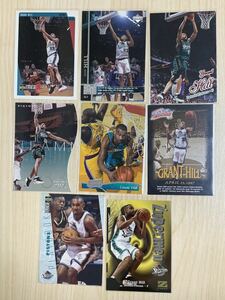 NBA Trading Card Grant Hill 8枚セット Upper Deck Topps Fleer Ultra Skybox Z Force 96-97 97-98 90年代 グラントヒル Pistons