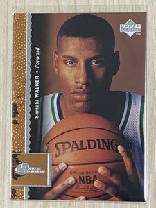 NBA Trading Card Samaki Walker Upper Deck Rookie Card 96-97 サマキウォーカー Dallas Mavericks 90年代 画像転載禁止