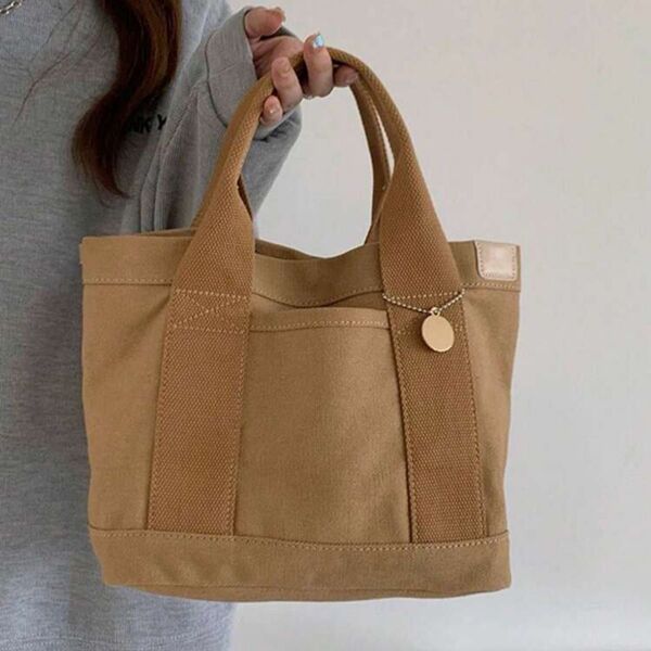 SHEIN キャンバス ミニ トートバッグ