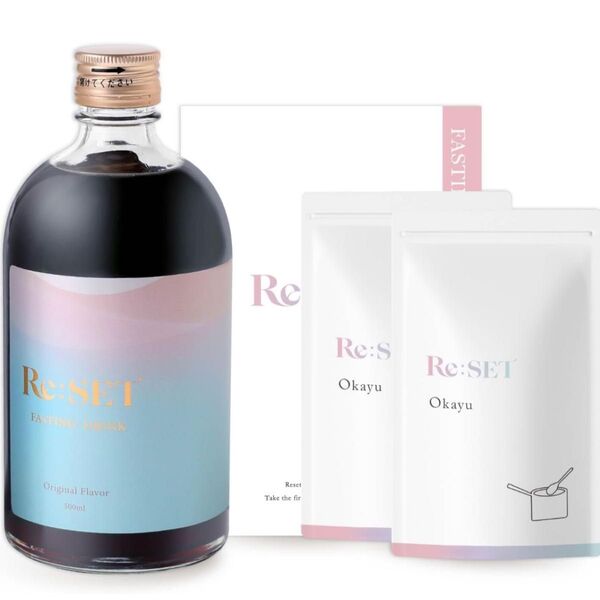Re:SET ファスティングセット ドリンク&おかゆセット 1週間分 置き換え 腸活 ファスティング 酵素 ダイエット