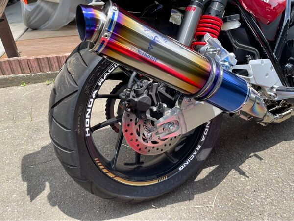 CB400SF 2BL-NC42用 アールズギア チタンマフラー