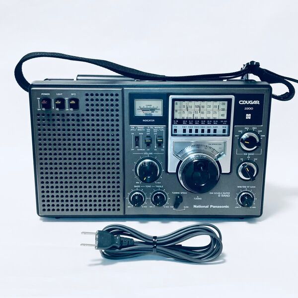 希少 National ナショナル Panasonic パナソニック クーガー 2200 RF-2200 BCLラジオ
