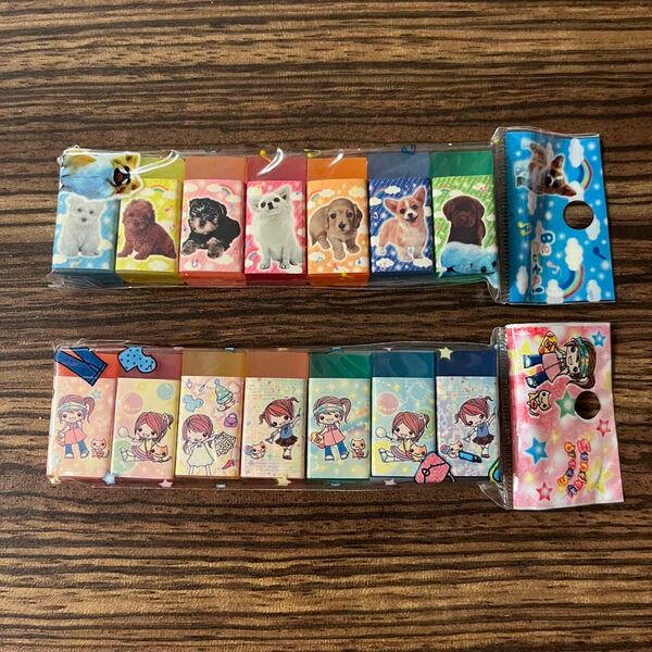サンエックス いろいろこれくしょんいっぱいミニ消しゴム 2種セット 平成レトロ ファンシー
