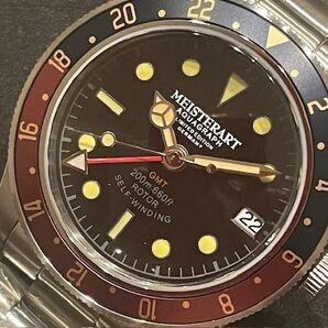 Meisterart aquagraph vintage GMT type2