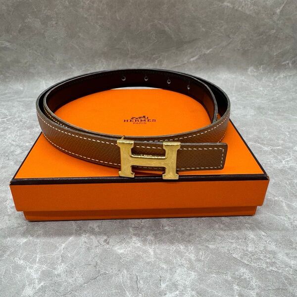 レア!エルメス HERMES コンスタンス ミニミニ Hベルト ゴールド金具