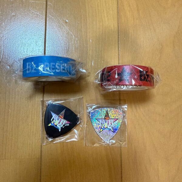 B’z presents UNITE #02 会場限定ガチャガチャ ピックバッジ マスキングテープ セット