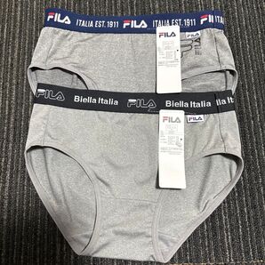 FILA レディースショーツ Mサイズ グレー 2枚セット