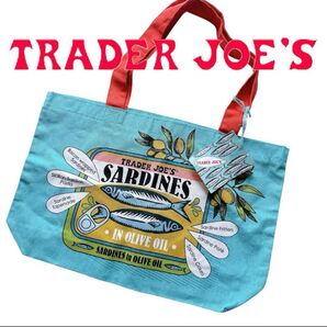 未使用タグ付きトレーダージョーズ TRADER_JOE'Sイワシエコバッグ Trader トレーダージョーズ