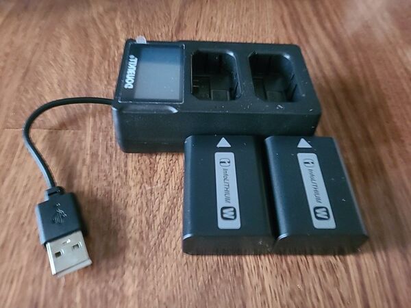 SONY FW-50 充電器と電池2個 中古
