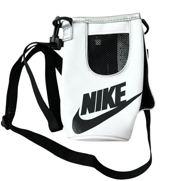 NIKE ナイキ ドリンクホルダー ショルダー ホワイト ボトルホルダー 白 持ち歩き ヴィンテージ