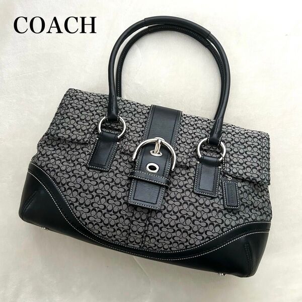 美品 COACH コーチ トートバッグ ハンドバッグ