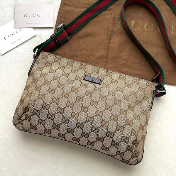 GUCCI グッチ ショルダーバッグ GGキャンバス