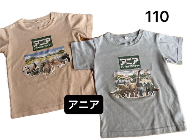 半袖Tシャツ Tシャツ 半袖 子供服 アニア キッズ 110cm 双子 兄弟